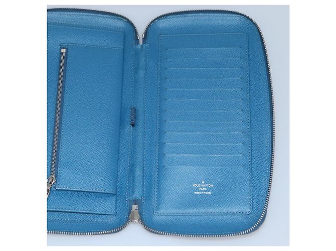 LOUIS VUITTON Epi Organizer Atholl Clutch Bag Blu M60731 LV Auth nb291 - vista 20