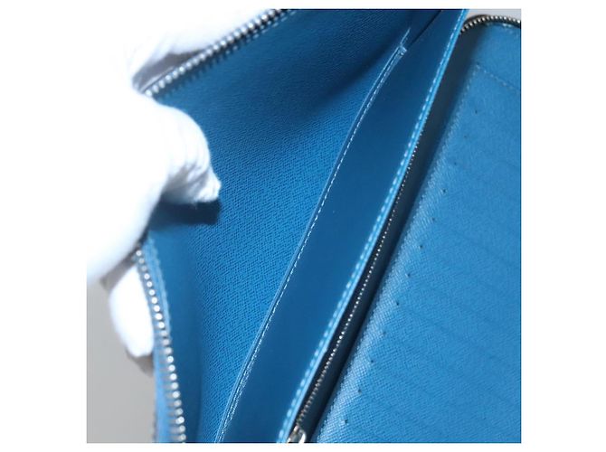 LOUIS VUITTON Epi Organizer Atholl Clutch Bag Blu M60731 LV Auth nb291 - vista 21