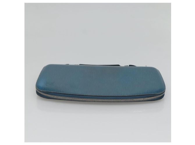 LOUIS VUITTON Epi Organizer Atholl Clutch Bag Blu M60731 LV Auth nb291 - vista 3