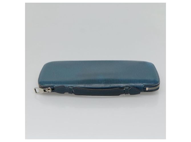 LOUIS VUITTON Epi Organizer Atholl Clutch Bag Blu M60731 LV Auth nb291 - vista 4