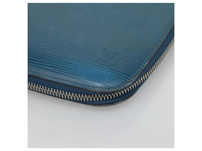 LOUIS VUITTON Epi Organizer Atholl Clutch Bag Blu M60731 LV Auth nb291 - vista 7