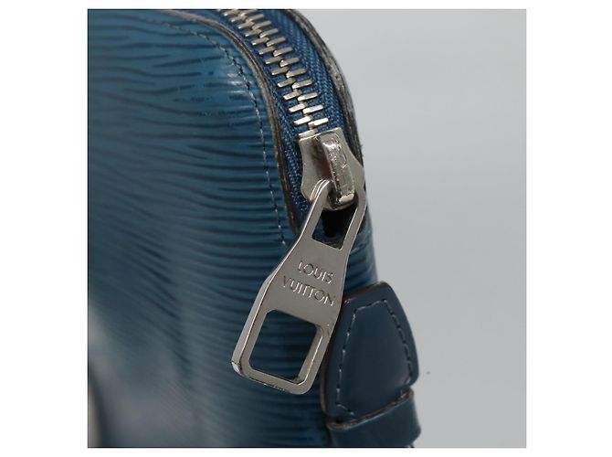 LOUIS VUITTON Epi Organizer Atholl Clutch Bag Blu M60731 LV Auth nb291 - vista 9