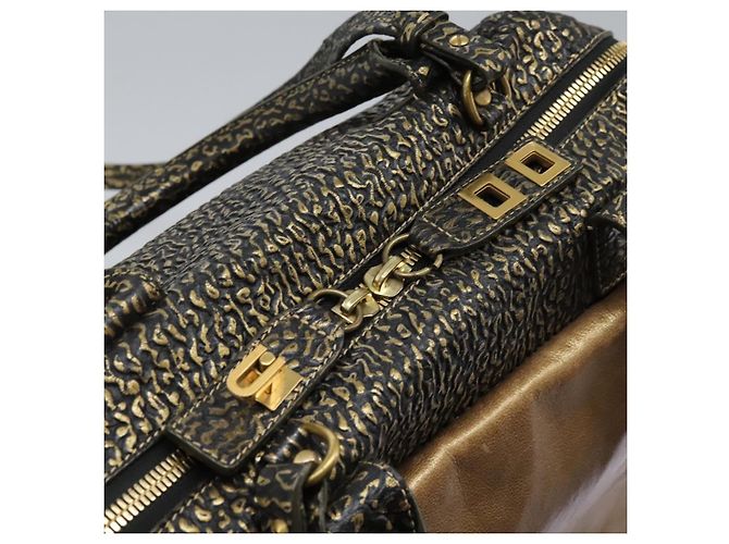 Chloé Borsa a mano in pelle Chloe 2 vie oro Auth sw191 D'oro - vista 10