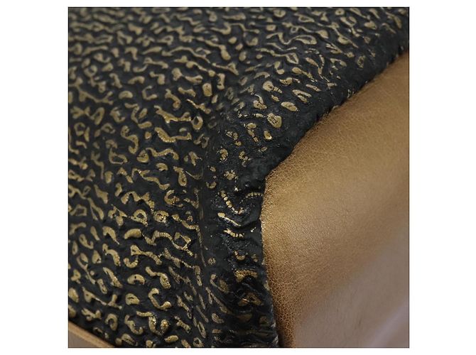 Chloé Borsa a mano in pelle Chloe 2 vie oro Auth sw191 D'oro - vista 17