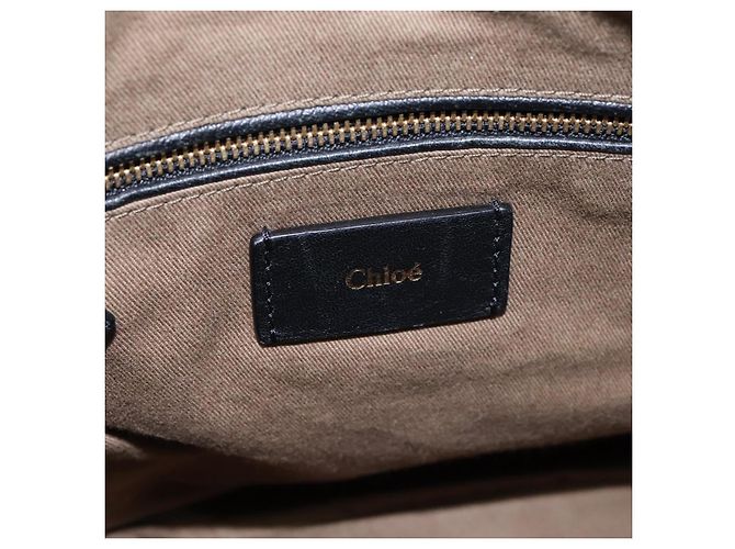 Chloé Borsa a mano in pelle Chloe 2 vie oro Auth sw191 D'oro - vista 20