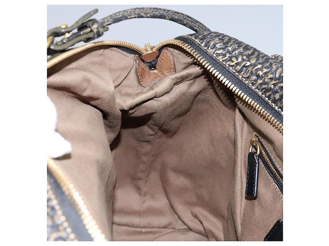 Chloé Borsa a mano in pelle Chloe 2 vie oro Auth sw191 D'oro - vista 22