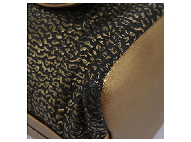 Chloé Borsa a mano in pelle Chloe 2 vie oro Auth sw191 D'oro - vista 9