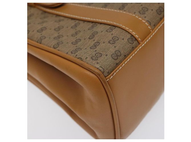 Gucci Borsa a mano Micro GG Supreme in PVC beige e oro 000 406 4857 Auth ki5660 D'oro - vista 16