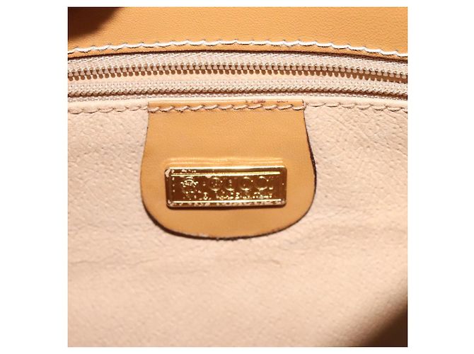 Gucci Borsa a mano Micro GG Supreme in PVC beige e oro 000 406 4857 Auth ki5660 D'oro - vista 18