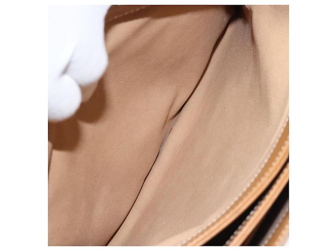 Gucci Borsa a mano Micro GG Supreme in PVC beige e oro 000 406 4857 Auth ki5660 D'oro - vista 21