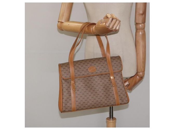 Gucci Borsa a mano Micro GG Supreme in PVC beige e oro 000 406 4857 Auth ki5660 D'oro - vista 22