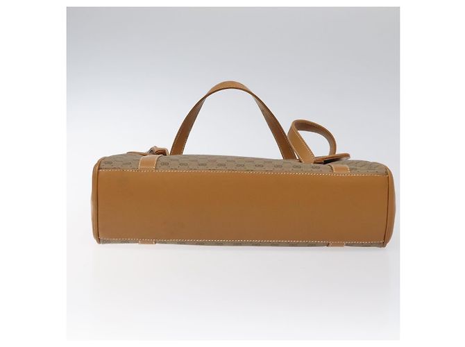 Gucci Borsa a mano Micro GG Supreme in PVC beige e oro 000 406 4857 Auth ki5660 D'oro - vista 5
