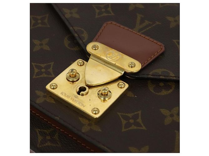 LOUIS VUITTON Monogram Monceau 28 Borsa a Mano M51185 LV Auth BD1270 Monogramma - vista 18