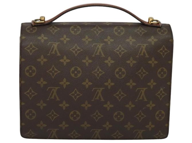 LOUIS VUITTON Monogram Monceau 28 Borsa a Mano M51185 LV Auth BD1270 Monogramma - vista 2