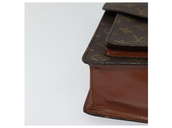 LOUIS VUITTON Monogram Monceau 28 Borsa a Mano M51185 LV Auth BD1270 Monogramma - vista 8