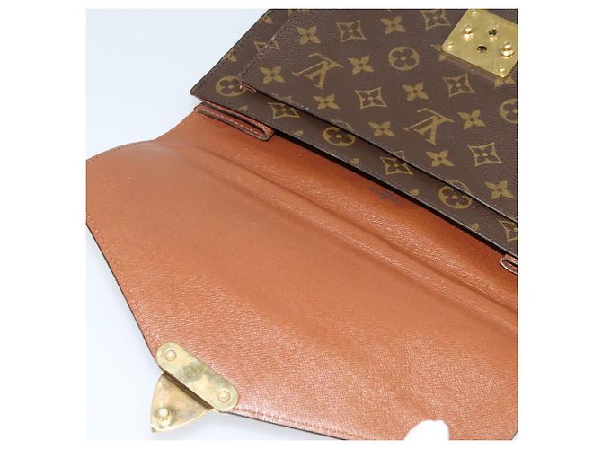 LOUIS VUITTON Monogram Monceau 28 Borsa a Mano M51185 LV Auth BD1270 Monogramma - vista 9