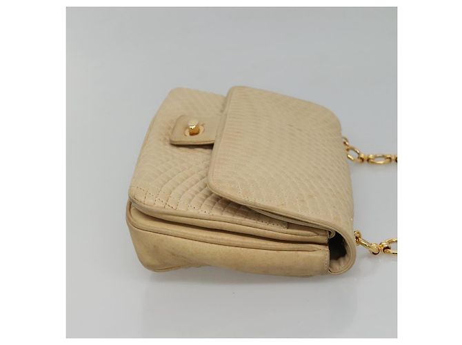 Borsa a Spalla BALLY in Pelle Beige Auth BD1284 - vista 3