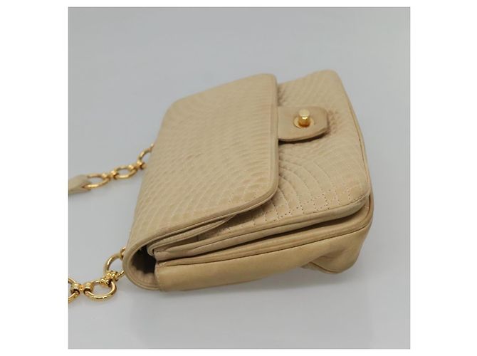 Borsa a Spalla BALLY in Pelle Beige Auth BD1284 - vista 4