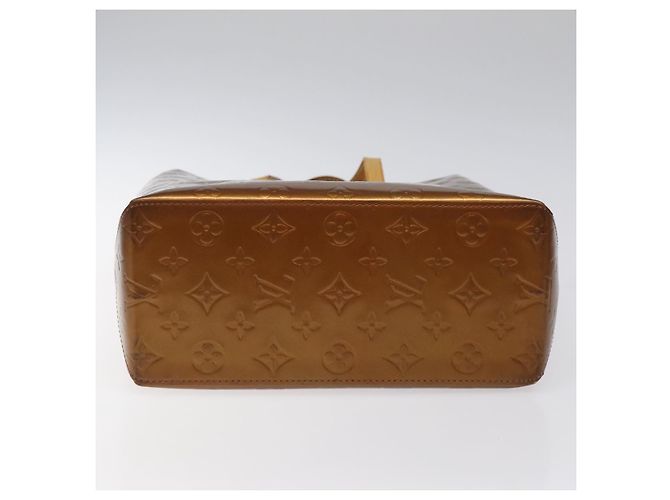 LOUIS VUITTON Monogram Vernis Reade MM Borsa a Mano Bronzo M91143 LV Auth ep8272 - vista 5