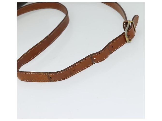 Céline Borsa a spalla in tela Macadam CELINE in pelle PVC marrone oro Auth 116597 D'oro - vista 7