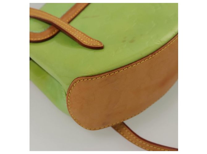 LOUIS VUITTON Schultertasche Vernis Biscayne Bay PM Pfefferminz M91289 Auth BD1918 Grün - Ansicht 15