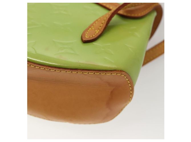 LOUIS VUITTON Schultertasche Vernis Biscayne Bay PM Pfefferminz M91289 Auth BD1918 Grün - Ansicht 16