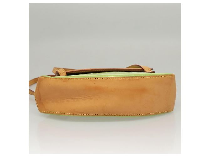 LOUIS VUITTON Schultertasche Vernis Biscayne Bay PM Pfefferminz M91289 Auth BD1918 Grün - Ansicht 5