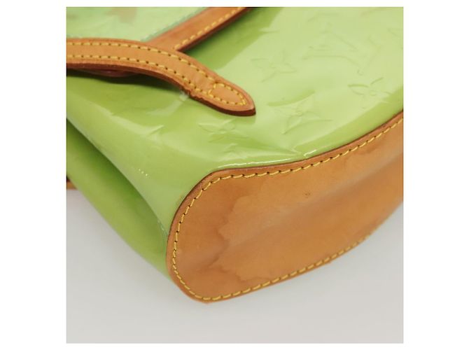 LOUIS VUITTON Schultertasche Vernis Biscayne Bay PM Pfefferminz M91289 Auth BD1918 Grün - Ansicht 9