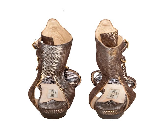 Sandali con cinturini goffrati Jimmy Choo Multicolore - vista 4