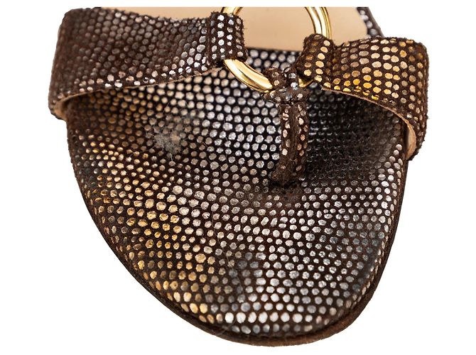 Sandali con cinturini goffrati Jimmy Choo Multicolore - vista 6