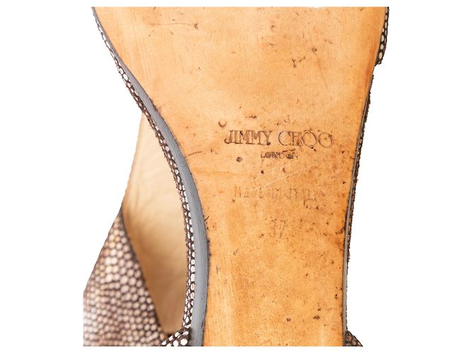 Sandali con cinturini goffrati Jimmy Choo Multicolore - vista 9