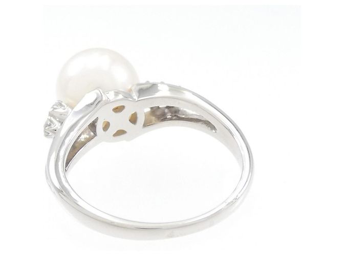 Anello in perle Akoya Mikimoto - vista 3