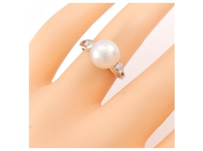 Anello in perle Akoya Mikimoto - vista 5