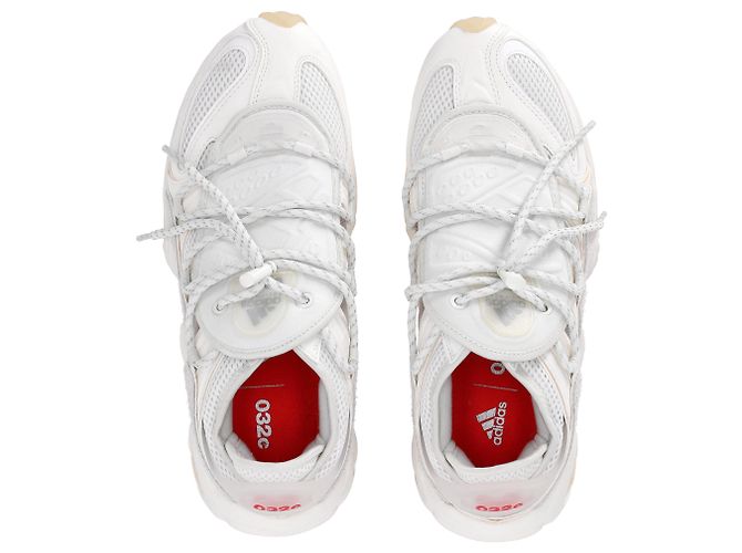 Autre Marque Sneakers Adidas x 032c FYW S-97 Salvation in bianco e materiali misti Rosso Bordò - vista 12