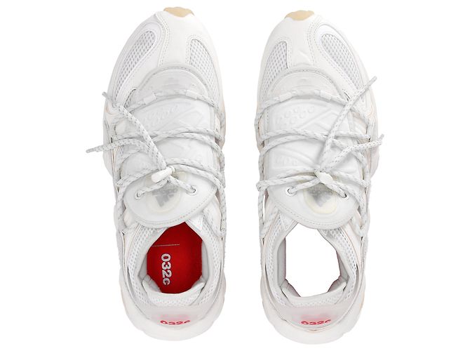 Autre Marque Sneakers Adidas x 032c FYW S-97 Salvation in bianco e materiali misti Rosso Bordò - vista 5
