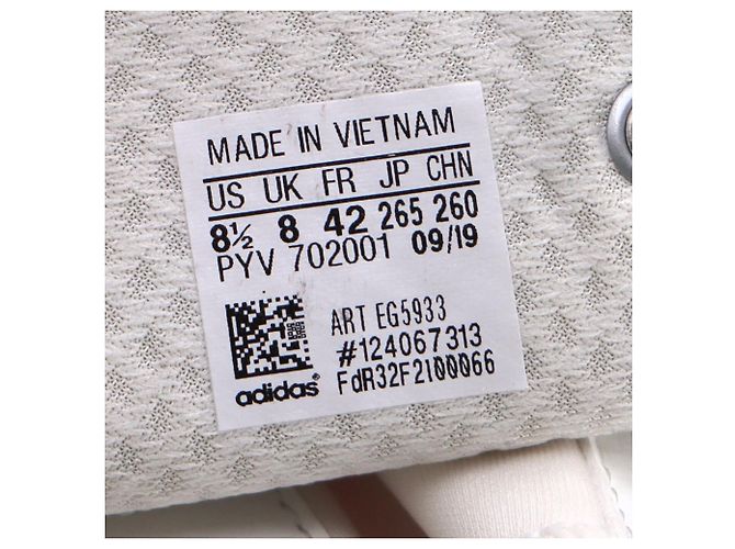 Autre Marque Sneakers Adidas x 032c FYW S-97 Salvation in bianco e materiali misti Rosso Bordò - vista 7