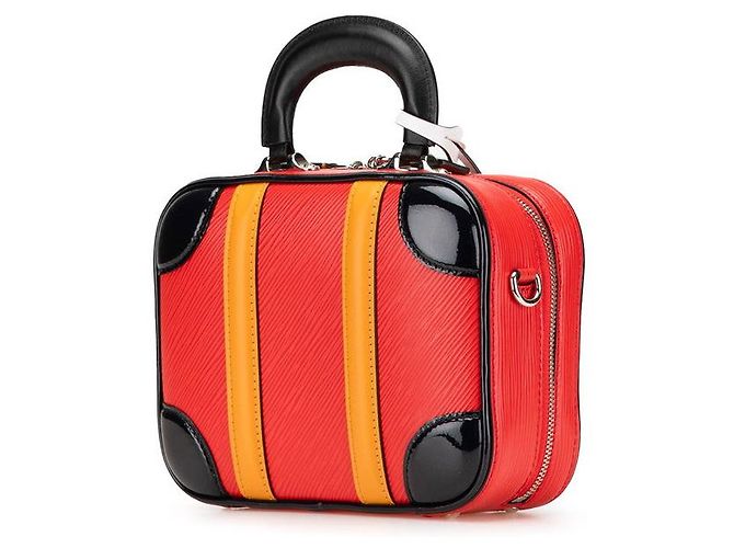 LOUIS VUITTON Epi Valisette BB Borsa 2way Rossa Nera M55524 Rosso - vista 2
