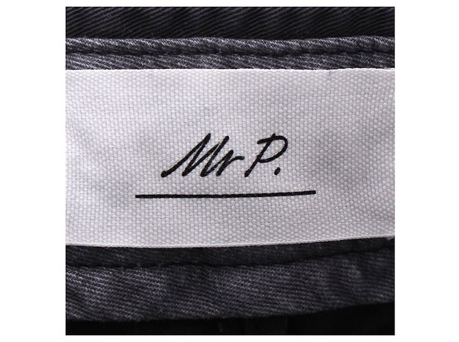Autre Marque Sr. P. Bermuda Shorts em algodão cinza - vista 4