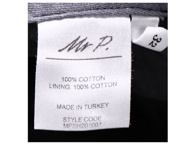 Autre Marque Sr. P. Bermuda Shorts em algodão cinza - vista 5
