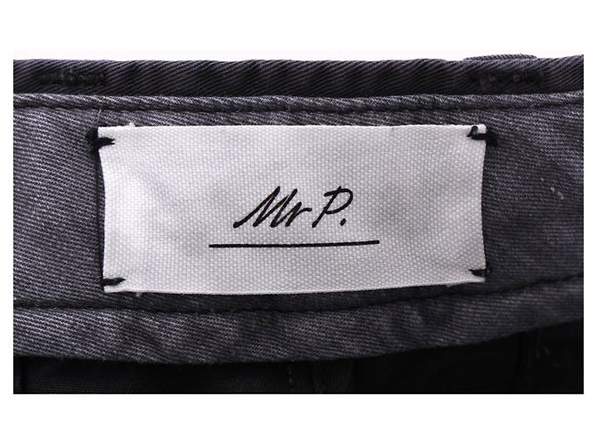 Autre Marque Sr. P. Bermuda Shorts em algodão cinza - vista 9