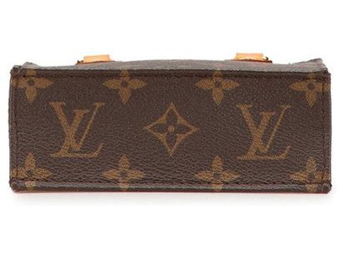 Borsa Petit Sac Plat 2way in Tela Monogram Louis Vuitton Marrone M69442 - vista 3