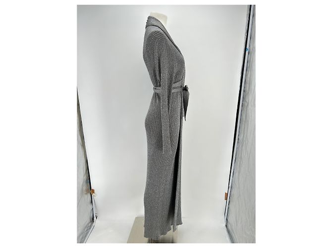 BALENCIAGA Strick T.International XS Viskose Silber - Ansicht 4