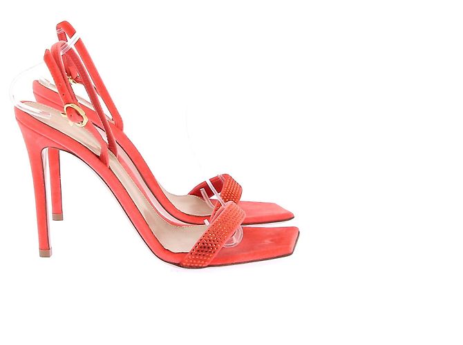 Sandali GIANVITO ROSSI T.EU 38.5 Velluto Arancione - vista 2