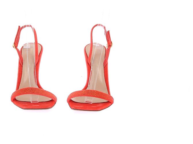 Sandali GIANVITO ROSSI T.EU 38.5 Velluto Arancione - vista 4