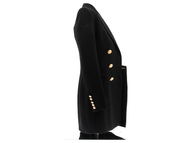BALMAIN Jacken T.FR 34 Wolle Schwarz - Ansicht 3
