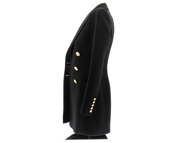 BALMAIN Jacken T.FR 34 Wolle Schwarz - Ansicht 4