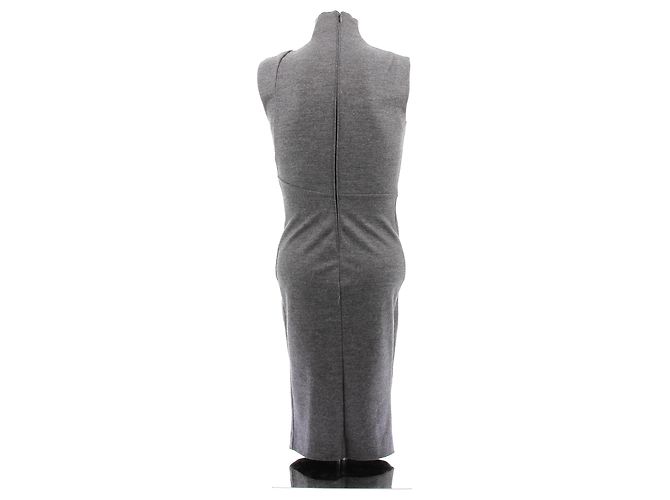 DSQUARED2 Kleid T.International XS Wolle Grau - Ansicht 2