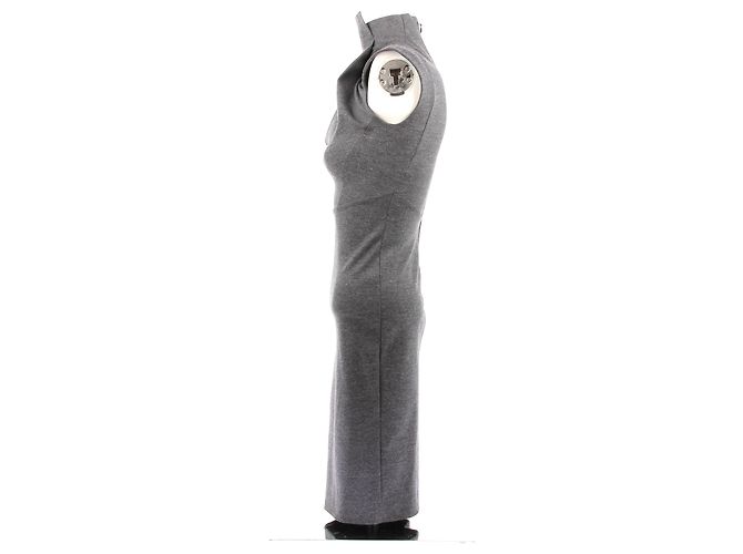 DSQUARED2 Kleid T.International XS Wolle Grau - Ansicht 4