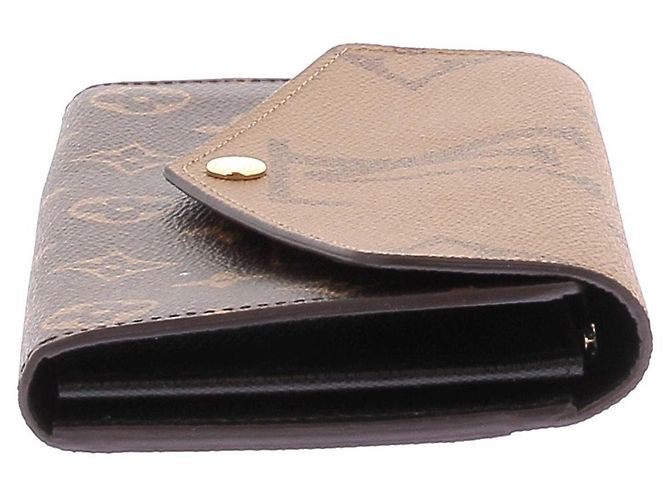 LOUIS VUITTON Wallets T.  Leather Camel - view 3