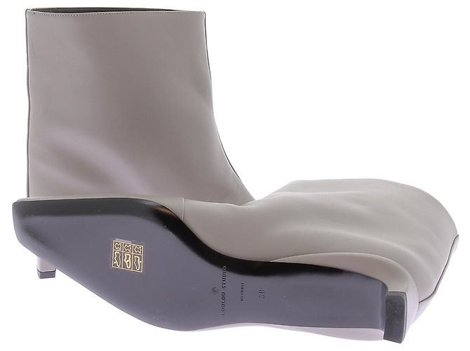 Autre Marque LOULOU STUDIO Botines T.EU 38 Cuero Gris - vista 7